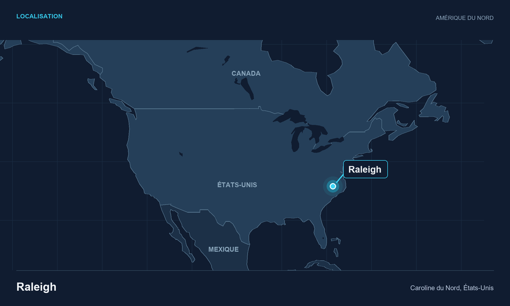 Localisation Raleigh