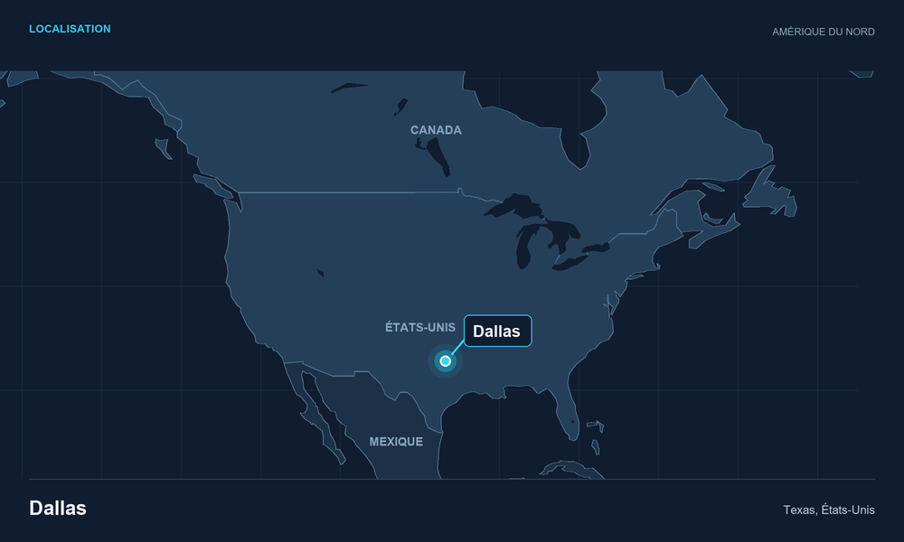 Localisation Dallas