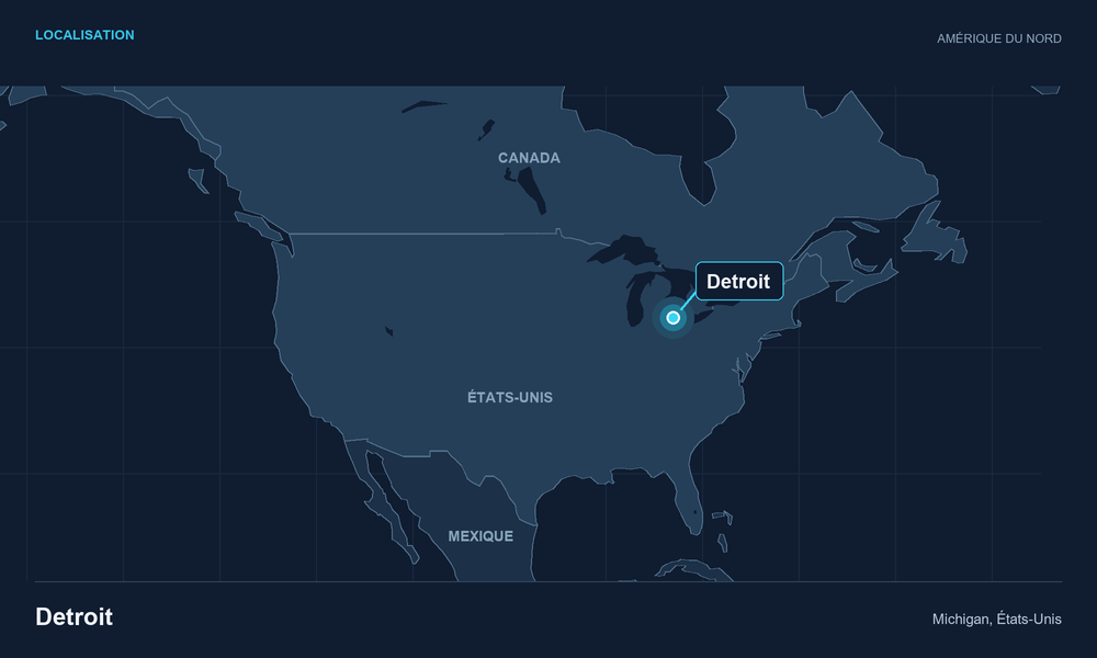 Localisation Detroit
