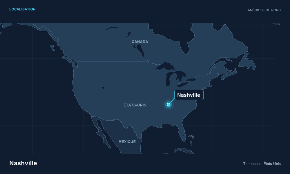 Localisation Nashville