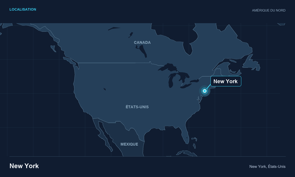 Localisation New York