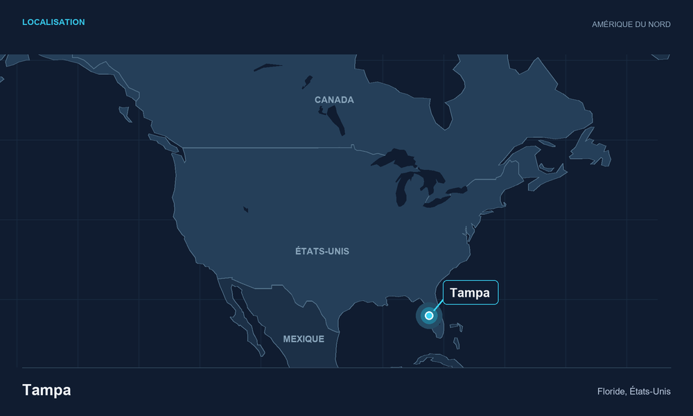 Localisation Tampa